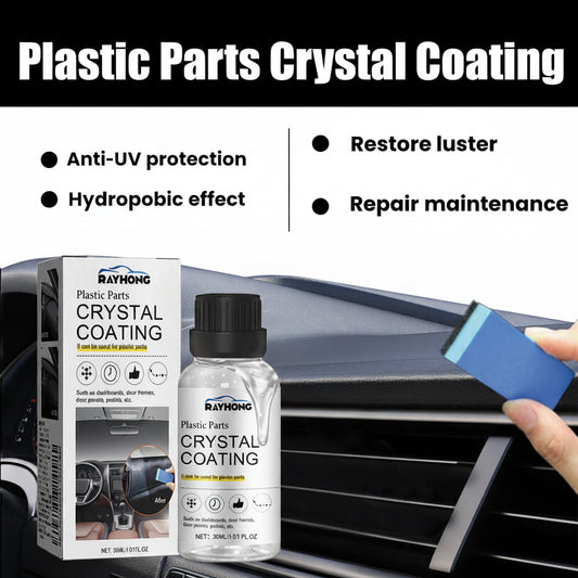 Revitalize Your Car's Plastics with Our 30ml Crystal Coating Restorer – Easy Application for Long-Lasting Protection!