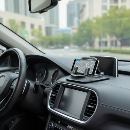Experience Ultimate Convenience with Our 360° Rotatable Car Phone Mount - The Perfect Dashboard Holder for All Smartphones!