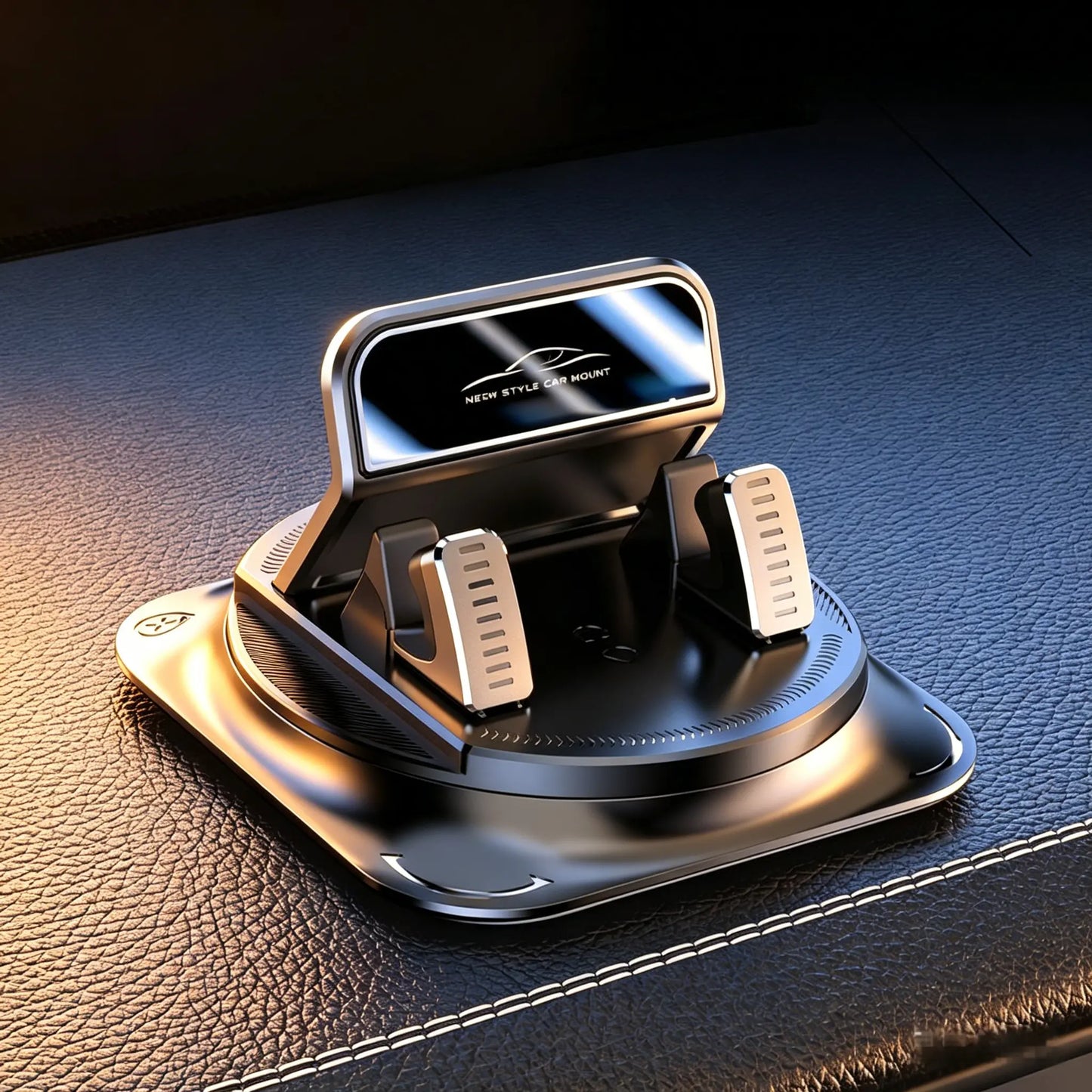 Experience Ultimate Convenience with Our 360° Rotatable Car Phone Mount - The Perfect Dashboard Holder for All Smartphones!