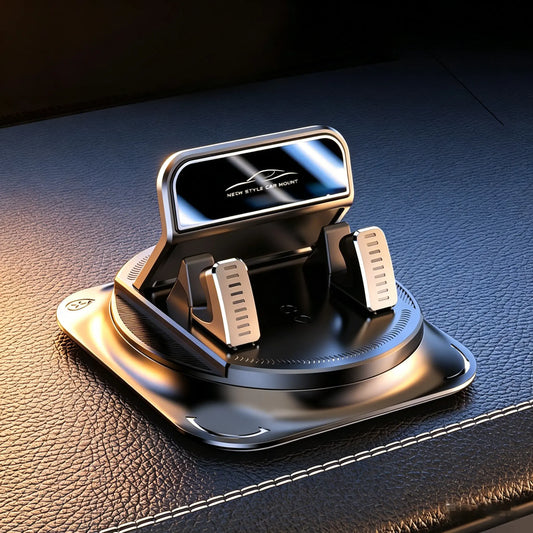 Experience Ultimate Convenience with Our 360° Rotatable Car Phone Mount - The Perfect Dashboard Holder for All Smartphones!
